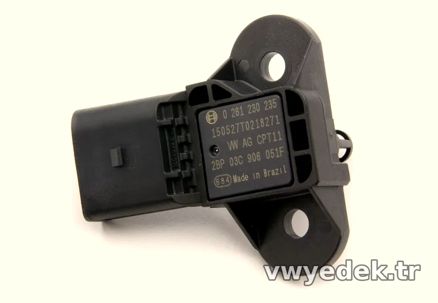 BOSCH 0261230234 | Skoda Citigo 2012 Model Sonrası 1.0 Motor (CYHA-CYHB) Basınç Sensörü (Map Sensörü) - BOSCH - BOS.0261