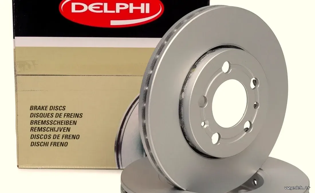 DELPHI BG3208 | Volkswagen Polo 2003-2016 Ön Fren Diski, Golf 4, Audi A1/A3, Seat Cordoba/Toledo/Ibiza, Skoda Fabia/Rapi
