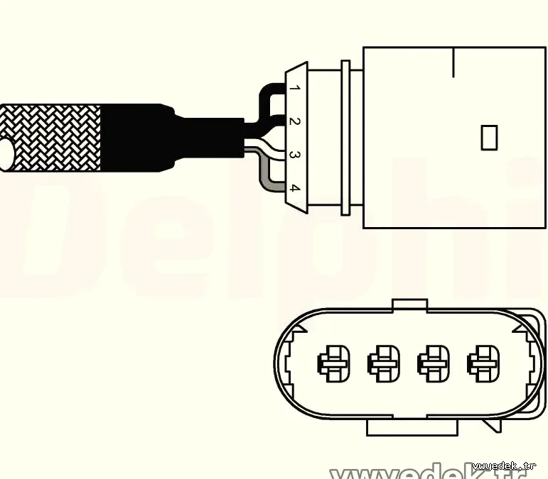 DELPHI ES1097812B1 Oksijen (Lambda) Sensörü - DELPHI - ES1097812B1