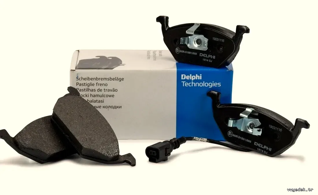 DELPHI LP1514 | Skoda Fabia 2001-2007 Ön Fren Balatası Audi A3, Seat Leon/Altea/Toledo/İbiza/Cordoba, Skoda Octavia/Room