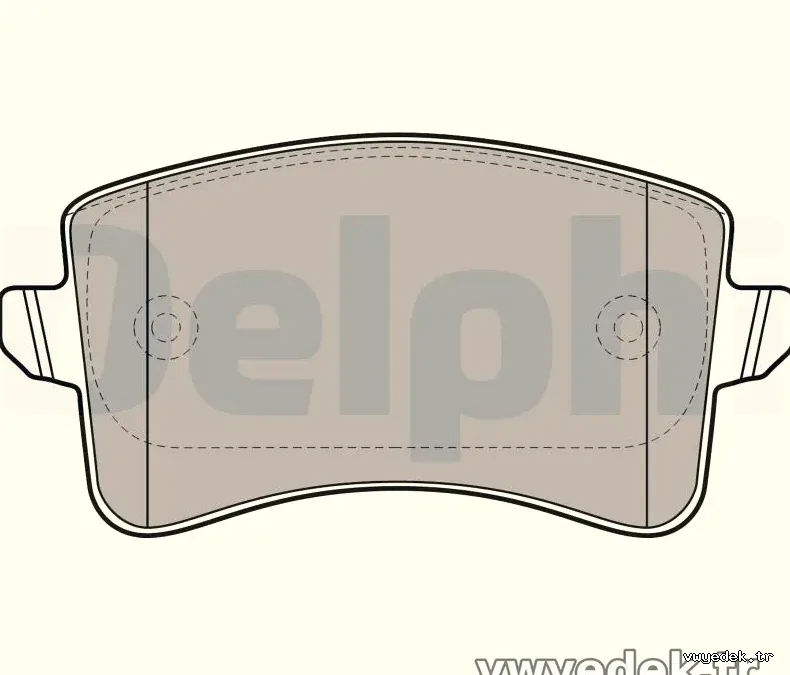 DELPHI LP2106 Fren Disk Balata - DELPHI - LP2106