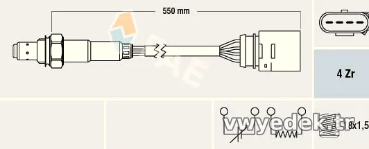 FAE 77150 Oksijen (Lambda) Sensörü - FAE - 77150