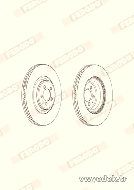 FERODO DDF1997C1 Fren Disk Ayna - FERODO - DDF1997C1