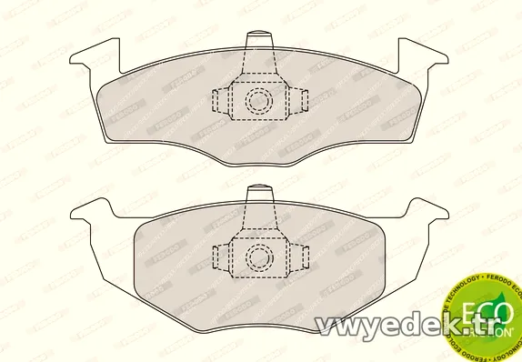 FERODO FDB1288 Fren Disk Balata - FERODO - FDB1288