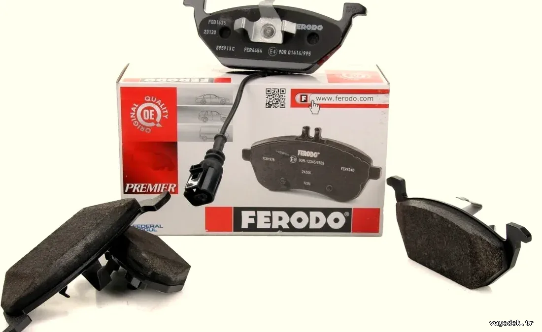 FERODO FDB1635 | Volkswagen Bora Ön Fren Balatası Golf4 Golf5 Jetta Bora Polo A3 Leon - FERODO - FER.FDB1635 ,6