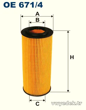 FILTRON OE6714 Yağ Filtresi - FILTRON - OE6714