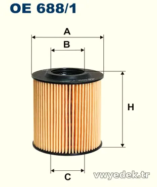 FILTRON OE6881 Yağ Filtresi