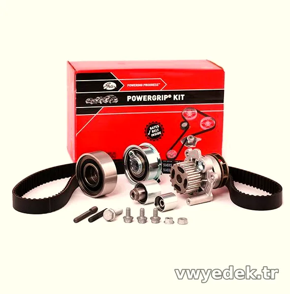 GATES KP25649XS-1 | Volkswagen New Beetle 1.6 TDI (CAY) Triger Seti (Devirdaimli) VW Golf 6/Jetta/Passat/Polo 1.2-2.0 TD