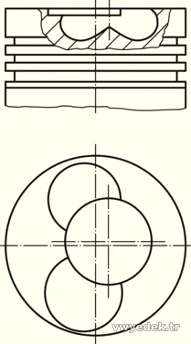 MAHLE 0305402 Piston