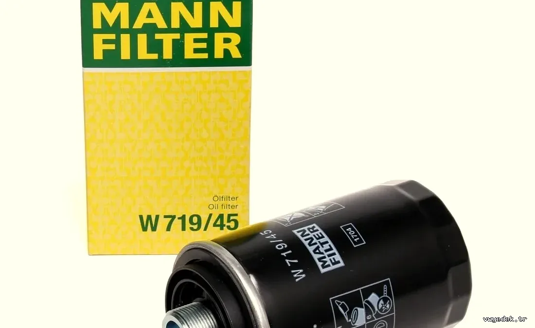 MANN W719-45 | Audi A5 1.8 TFSI Yağ Filtresi - MANN - MAN.W719-45 ,2