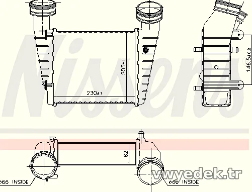 NISSENS 96680 Turbo Radyatörü - NISSENS - 96680