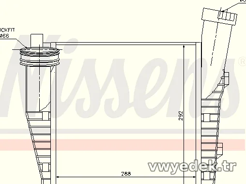 NISSENS 96687 Turbo Radyatörü - NISSENS - 96687