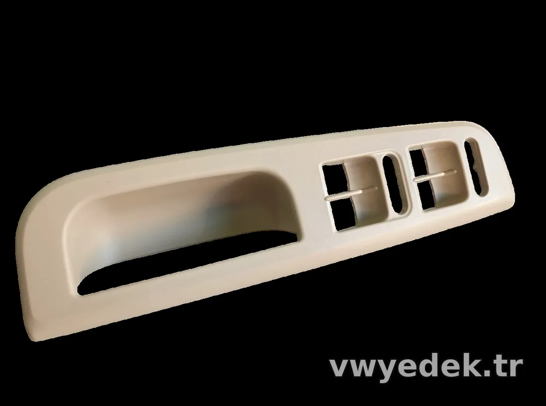 Dörtlü Cam Düğme Çerçevesi Bej - Golf 4 - Bora - OEM CHİNA - 3B1867171E/C
