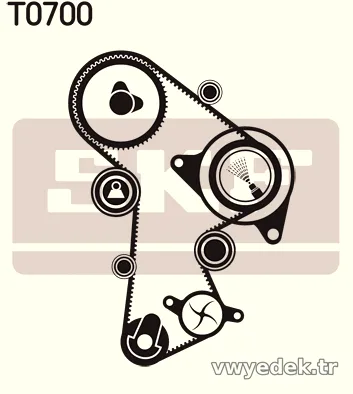 SKF VKMA01263 Triger Kayış Seti - SKF - VKMA01263