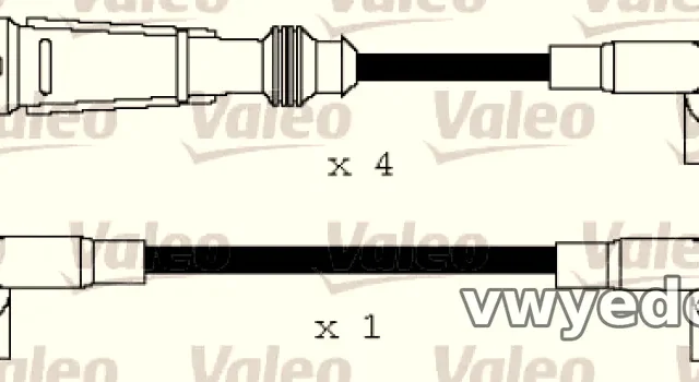 Valeo BUJI KABLOSU GOLF JETTA POLO CLASSIC 1,3 / 1,4 / 1,6 (93>00)