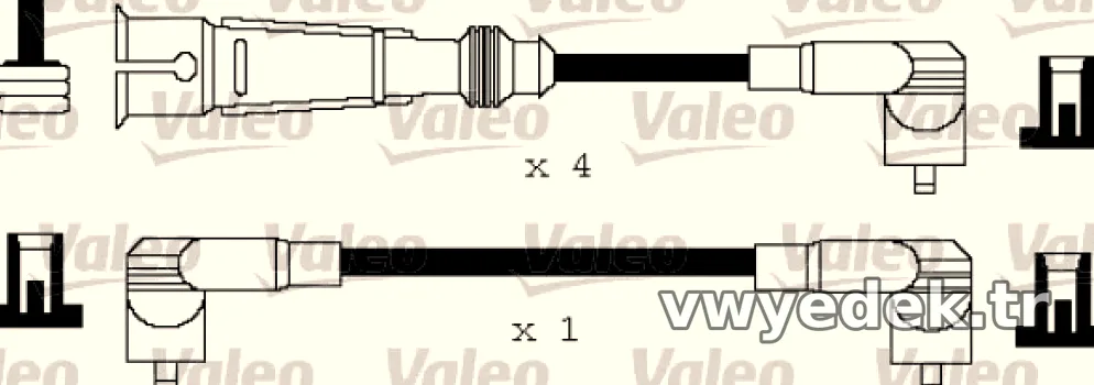 BUJI KABLOSU GOLF JETTA POLO CLASSIC 1,3 / 1,4 / 1,6 (93>00) - Valeo - VALEO 346119