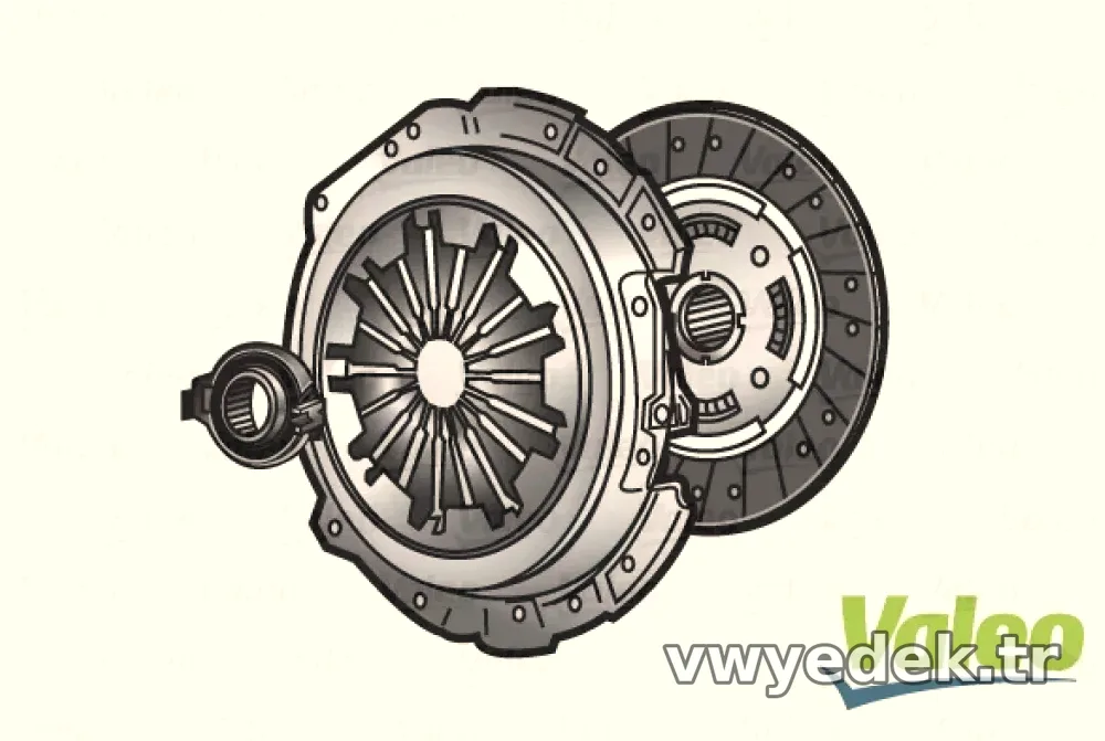 DEBRIYAJ SETI AUDI A4 (00>04) - Valeo - VALEO 828324