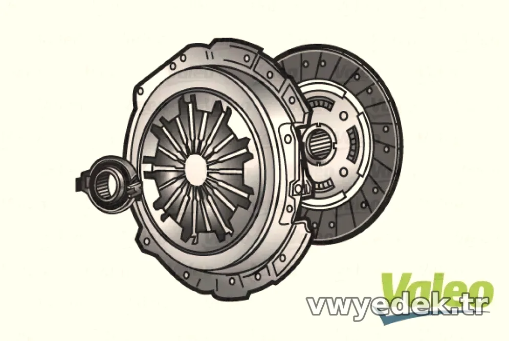 DEBRIYAJ SETI CORDOBA IBIZA FABIA 1,9SDI 02> - Valeo - VALEO 826680