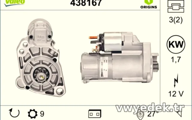 MARS MOTORU 12V 9 DIS A8 TOUAREG 02>