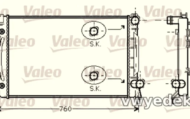 Valeo RADYATORAUDI A6 V8