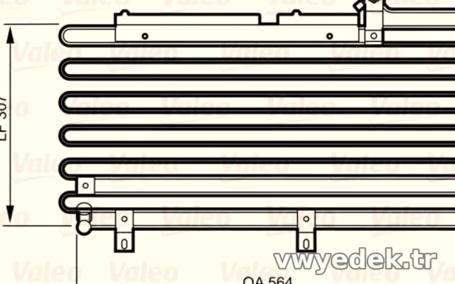 VALEO 814295 KONDENSER AUDI 100