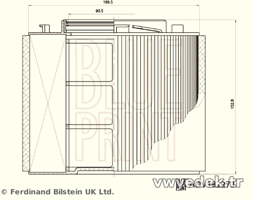 BLUE PRINT ADV182273 Hava Filtresi - BLUE PRINT - ADV182273