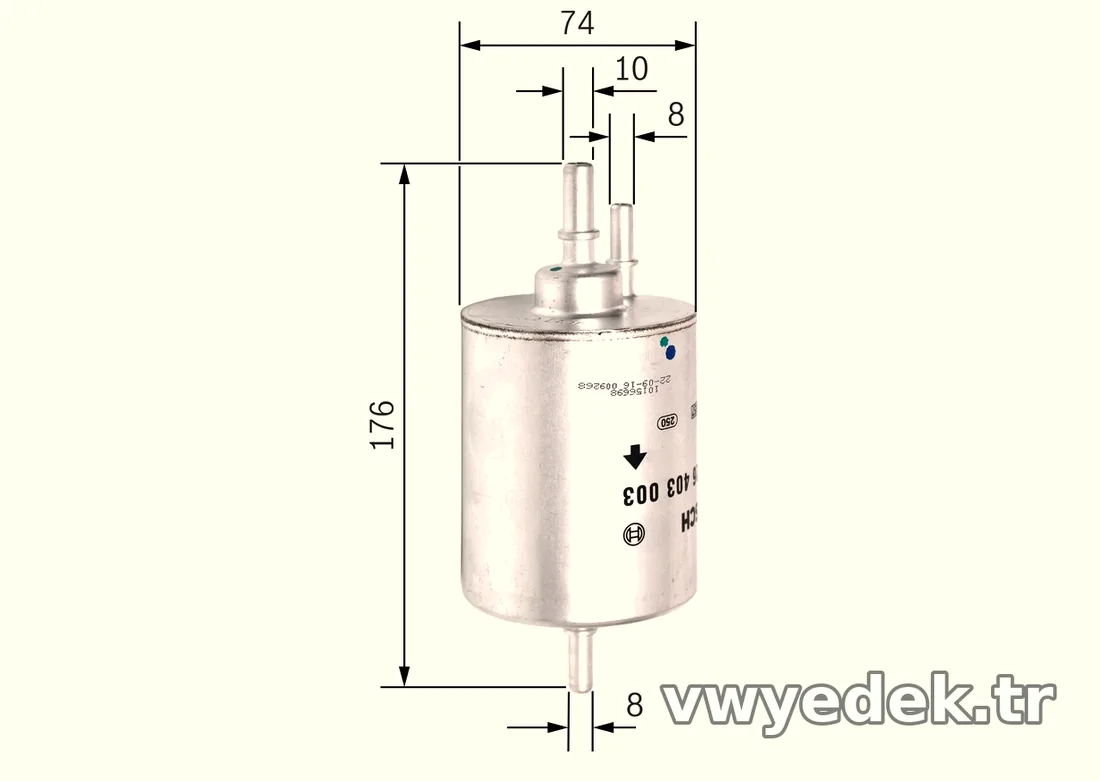 BOSCH F026403003 Yakıt Filtresi - BOSCH - F026403003