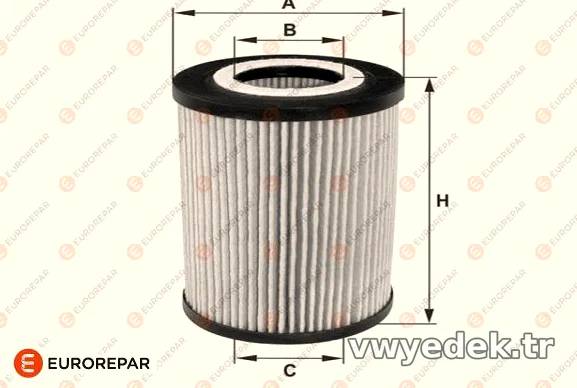 EUROREPAR 1682281680 Yağ Filtresi - EUROREPAR - 1682281680