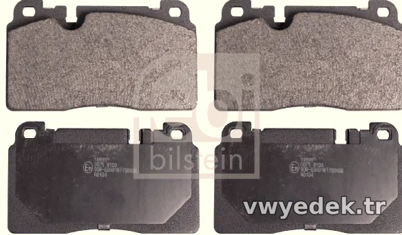 FEBI BILSTEIN 16939 Fren Disk Balata - FEBI BILSTEIN - 16939