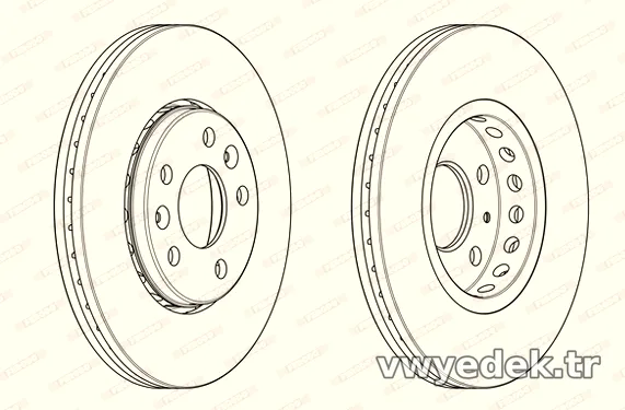 FERODO DDF2507C Fren Disk Ayna - FERODO - DDF2507C