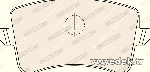 FERODO FDB4050 Fren Disk Balata - FERODO - FDB4050