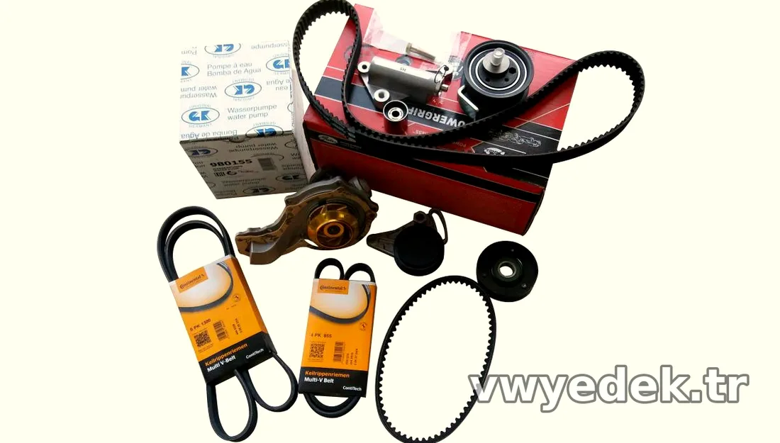 Triger Seti Full Set - CAYB - Motor - Altea - 2011 - 2013 - INA - 03L198119B-22