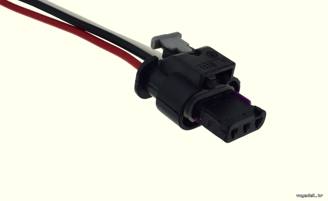 Park Sensör Soketi - Volkswagen - Audi - Skoda - Seat - İTHAL - 4H0973703 - 4F0973703 - 3C0973203