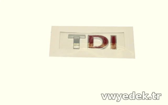 TDI Yazı Çift Kırmızı – Golf – 1998 – 2006 (İTHAL)