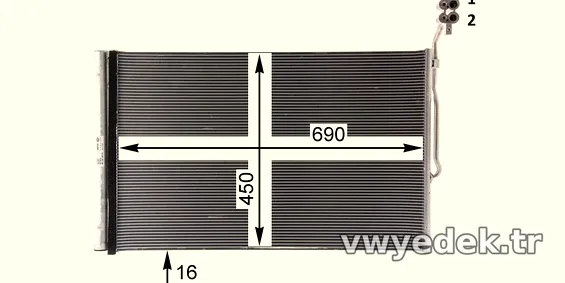 MAHLE AC777000P Klima Radyatörü - MAHLE - AC777000P