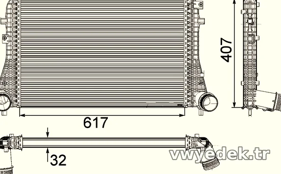 MAHLE CI208000P Turbo Radyatörü - MAHLE - CI208000P