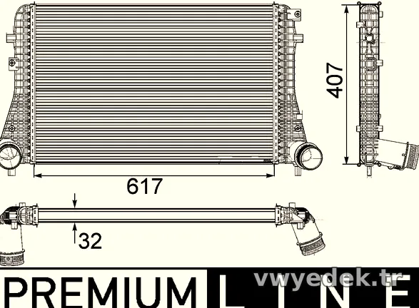 MAHLE CI208000P Turbo Radyatörü - MAHLE - CI208000P