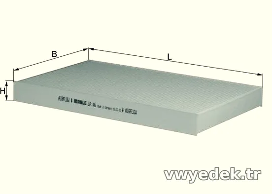 MAHLE LA46 Polen Filtresi - MAHLE - LA46