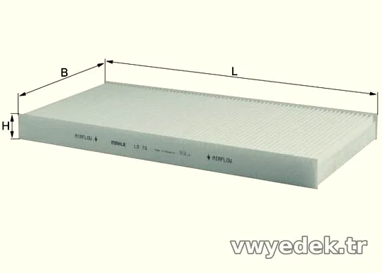 MAHLE LA78 Polen Filtresi - MAHLE - LA78
