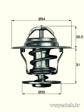 MAHLE TX1387D Termostat - MAHLE - TX1387D