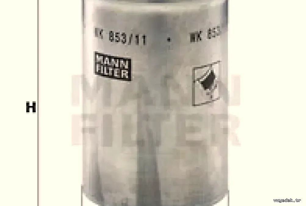 YAKIT FILTRESI (MAZOT) SEAT ALHAMBRA 1,9TDI GALAXY 1,9TDI VW SHARAN 1,9TDI 2,0TDI (95 10) - Mann Filter - MANN WK853/11