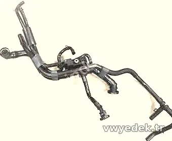 Motor Yakıt Hat Borusu - BMY - Motor - 1.4 TDI - Jetta - 2006 - 2008 - Orjinal - 03C133679BA-3