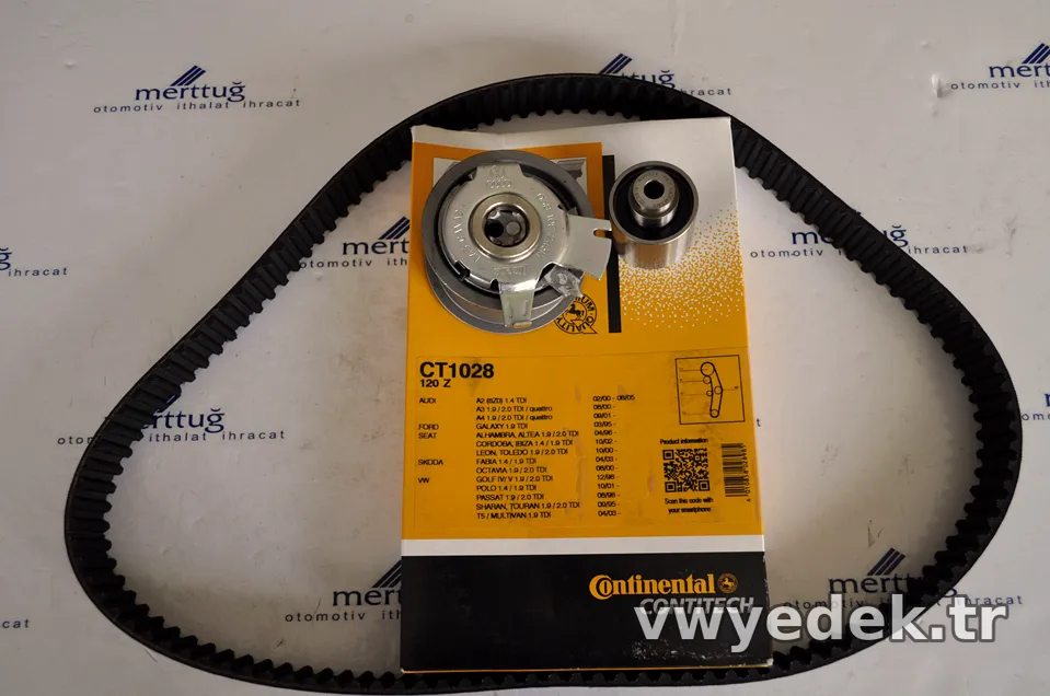 Triger Seti - BVK - Motor - 1.9/2.0 TDİ - Sharan - 2006 - 2008 - Orjinal - 038109119P-49