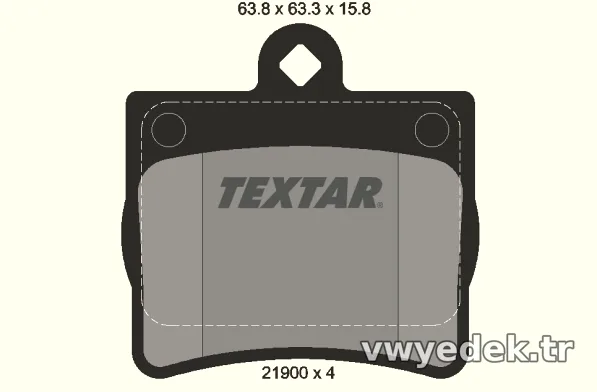 TEXTAR 2190003 Fren Disk Balata - TEXTAR - 2190003