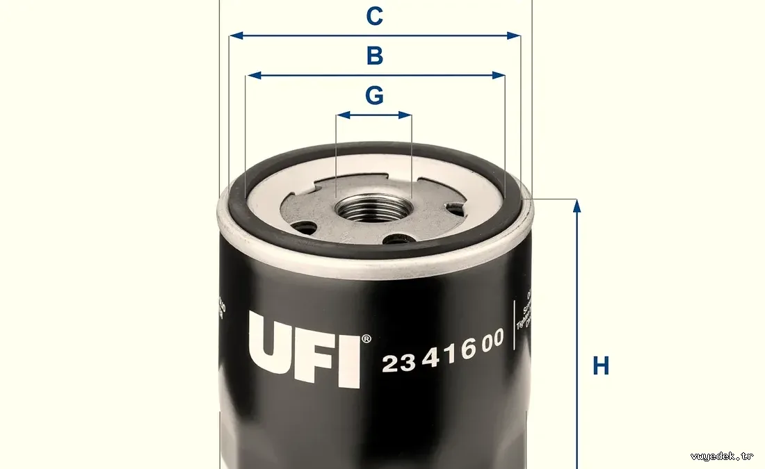 UFI 2341600 Yağ Filtresi - UFI - 2341600