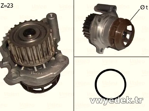 VALEO 506876 Devirdaim Su Pompası - VALEO - 506876