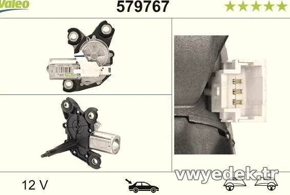 VALEO 579767 Silecek Motoru - VALEO - 579767