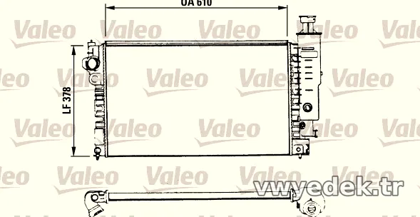 VALEO 730575 Su Radyatörü - VALEO - 730575