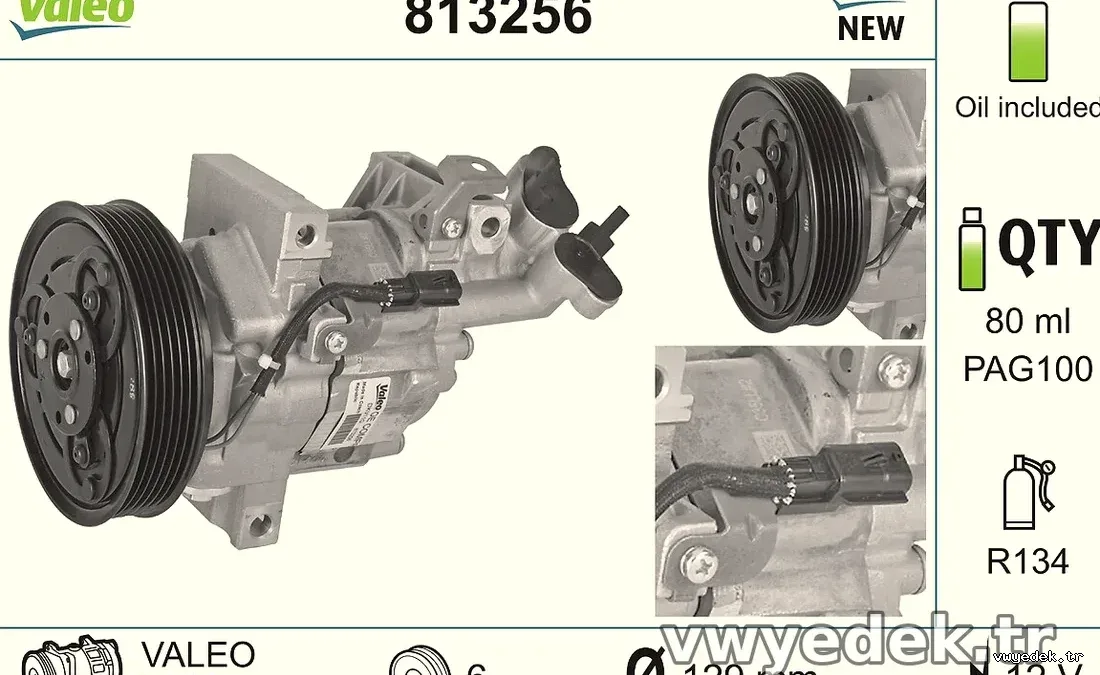 VALEO 813256 Klima Kompresörü - VALEO - 813256