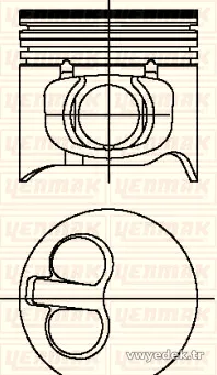 YENMAK 3103693000 Piston - YENMAK - 3103693000